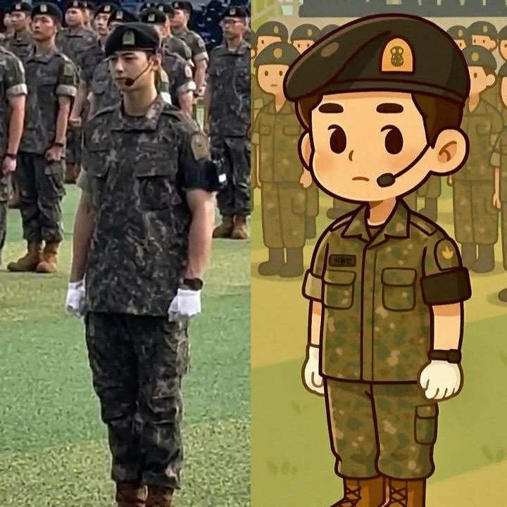 A moment captured by ASTRO's fan