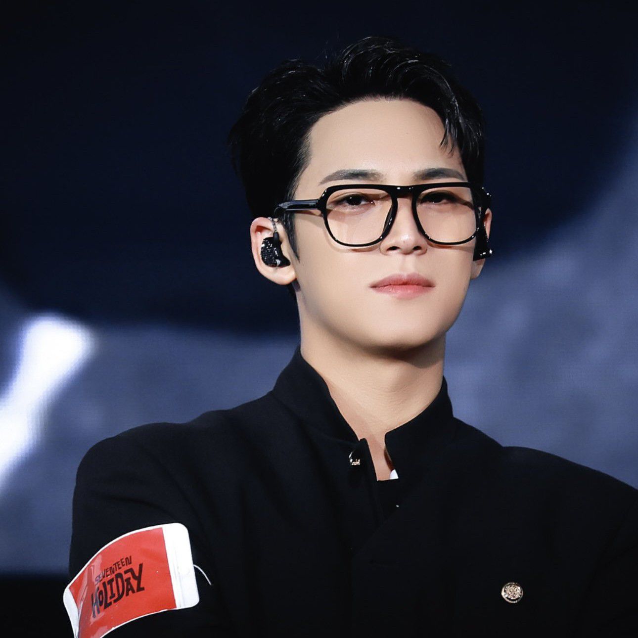 A moment captured by Mingyu (SEVENTEEN)'s fan