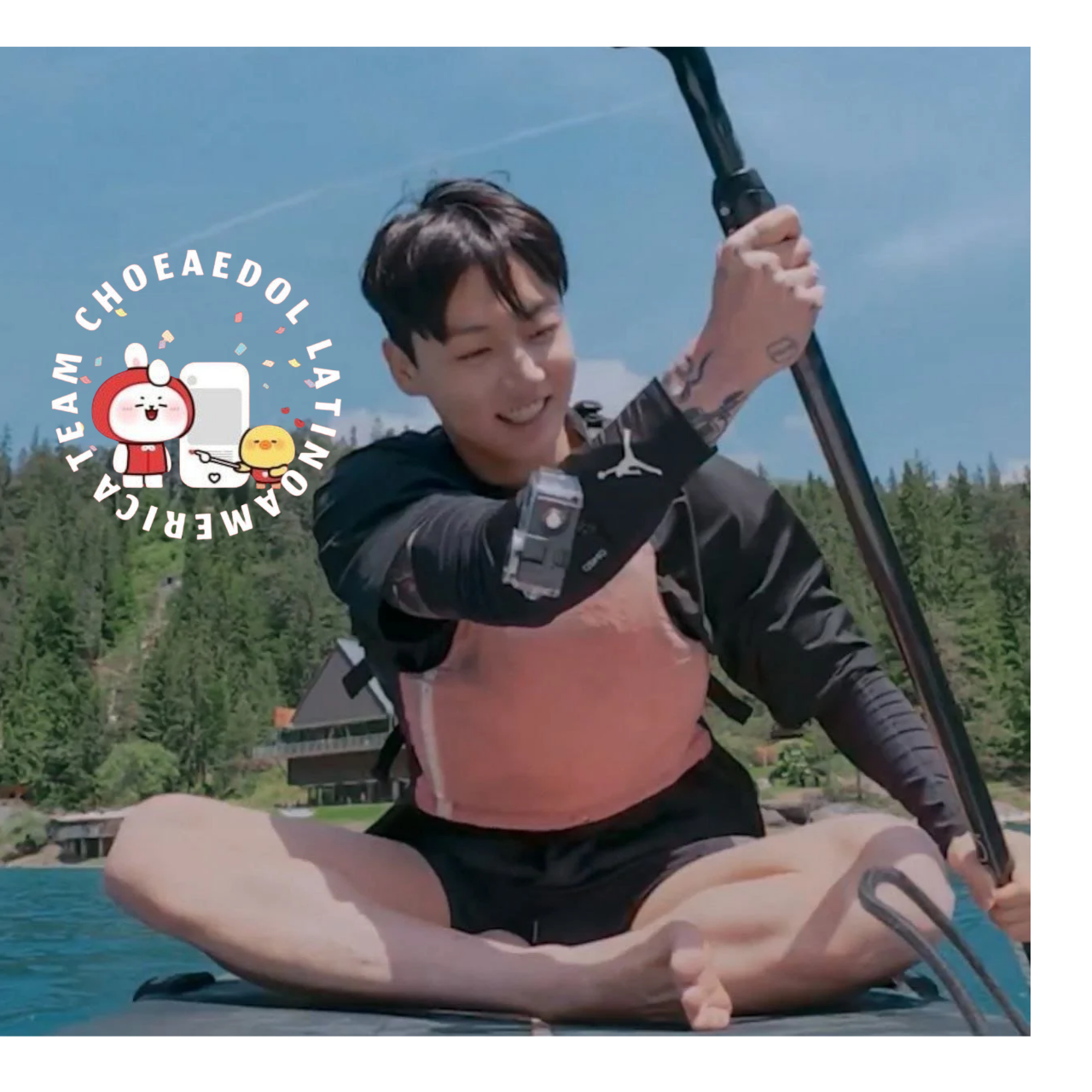 A moment captured by Jungkook (BTS)'s fan