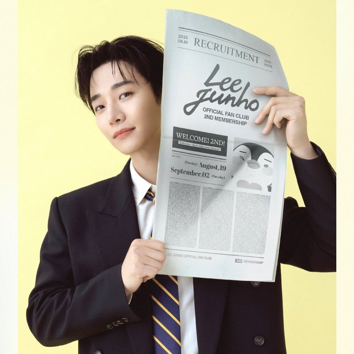 Recent activity shot of Junho (2PM)