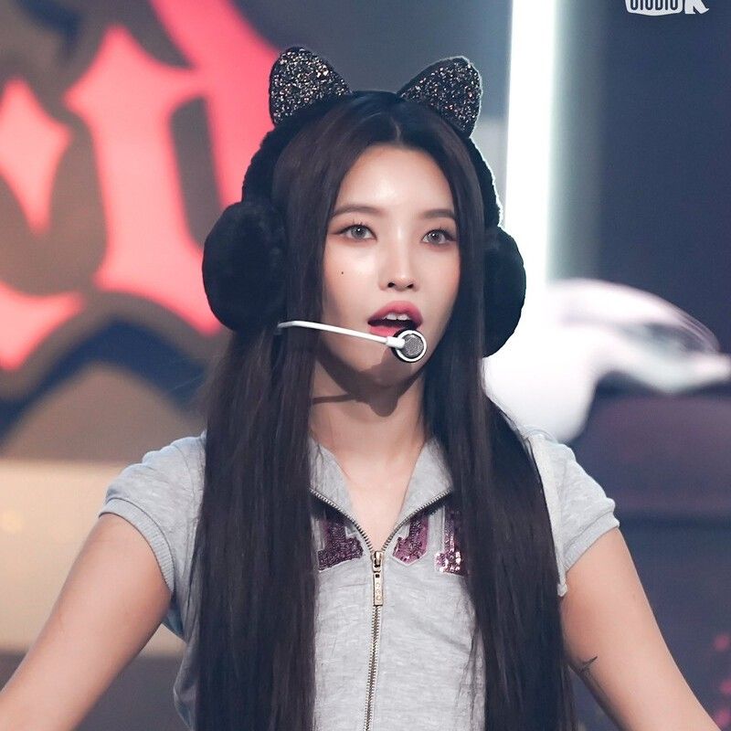 A moment captured by Soyeon (i-dle)'s fan