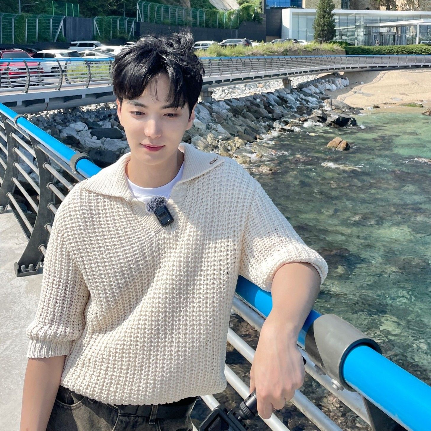 A moment captured by Kim Jonghyeon's fan
