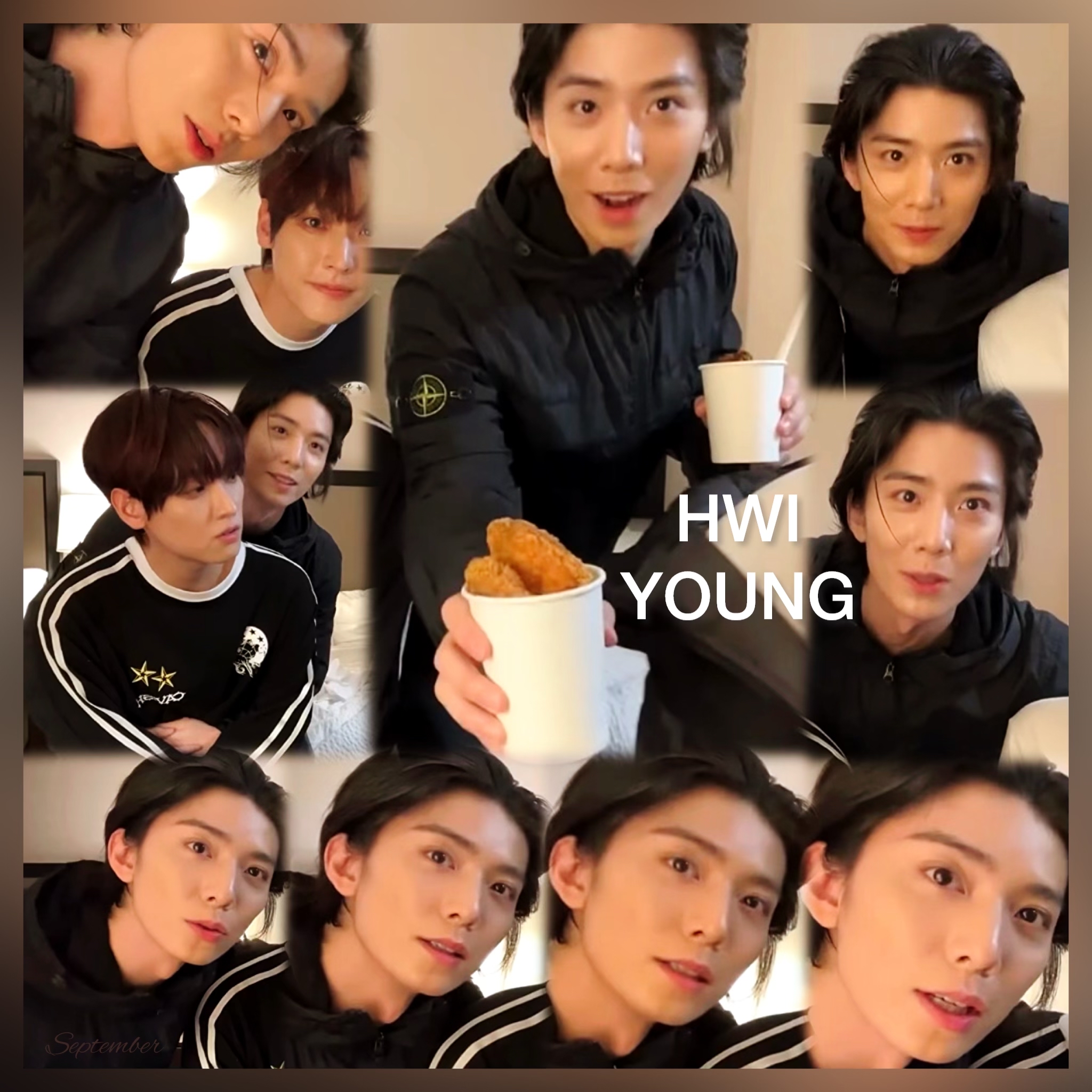Recent activity shot of Hwiyoung (SF9)