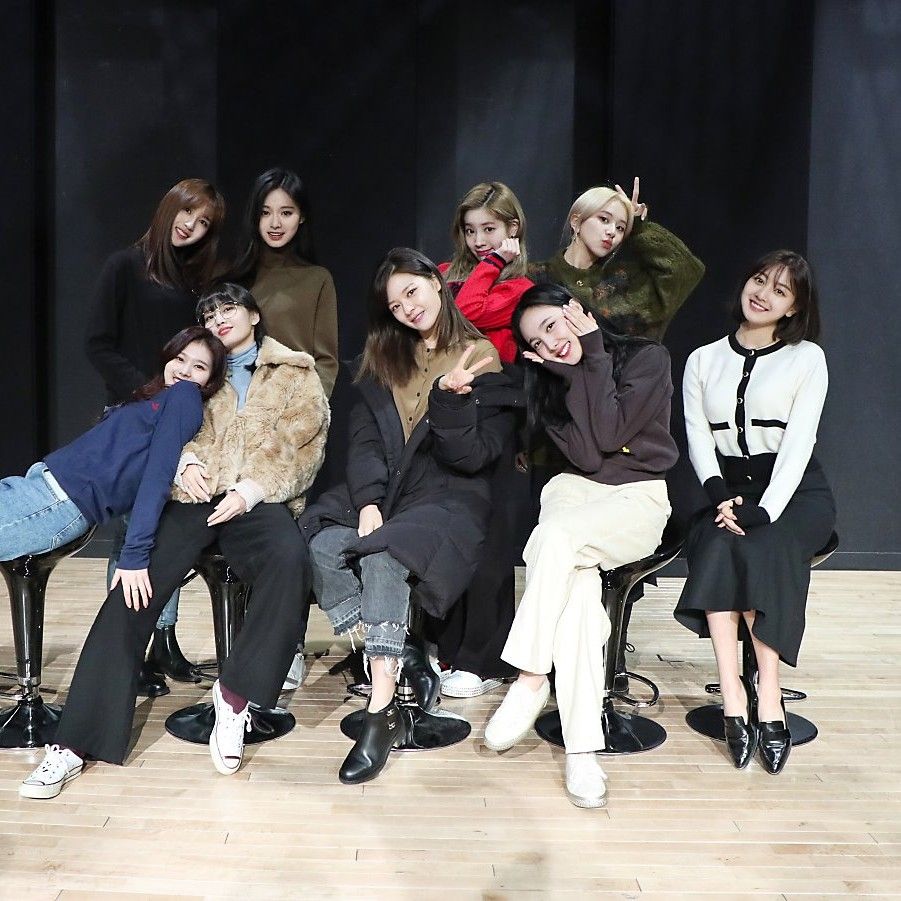 Recent activity shot of TWICE