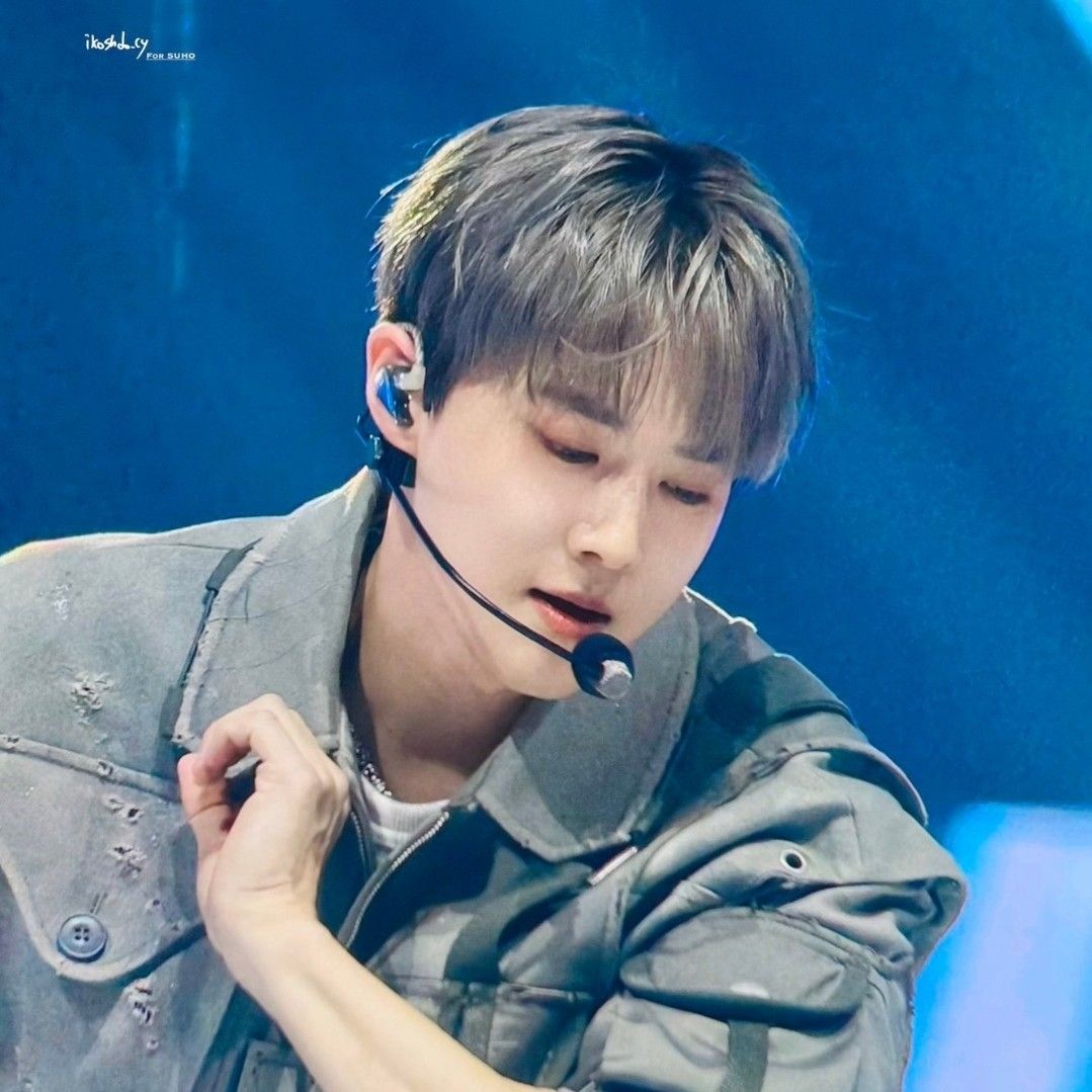 Recent activity shot of Suho (EXO)