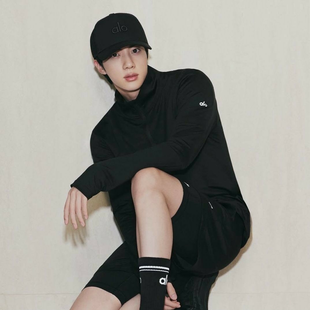 Recent activity shot of Jin (BTS)
