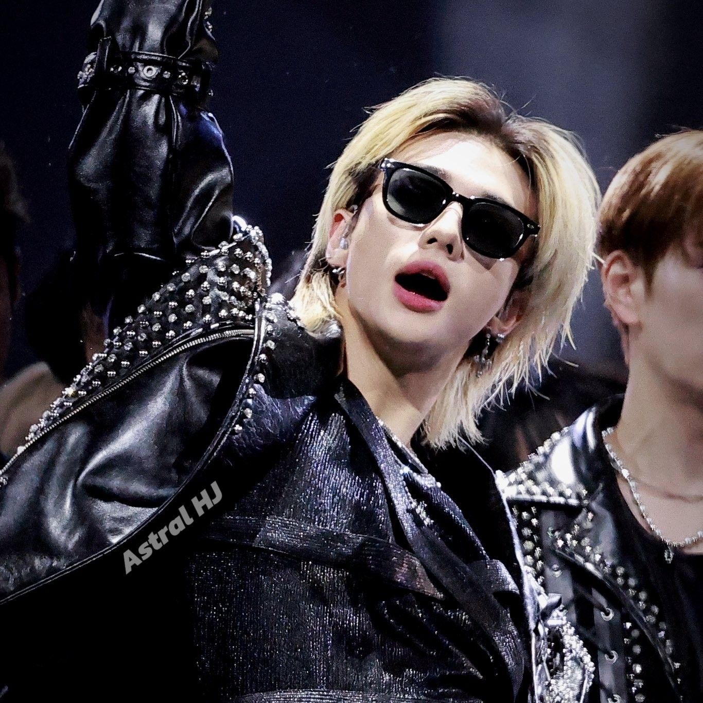 A moment captured by Hyunjin (Stray Kids)'s fan