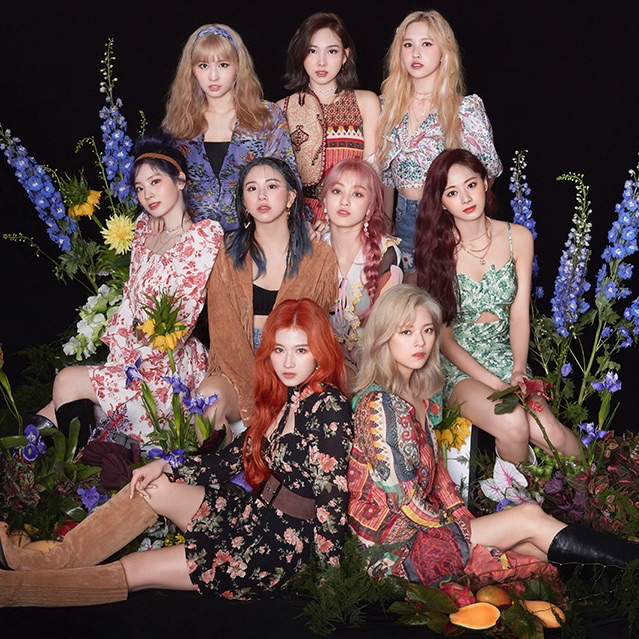 Recent activity shot of TWICE