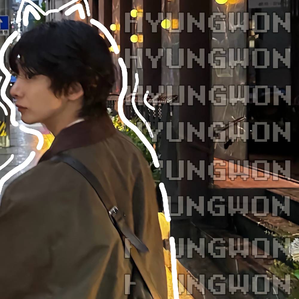 A moment captured by Hyungwon (MONSTA X)'s fan