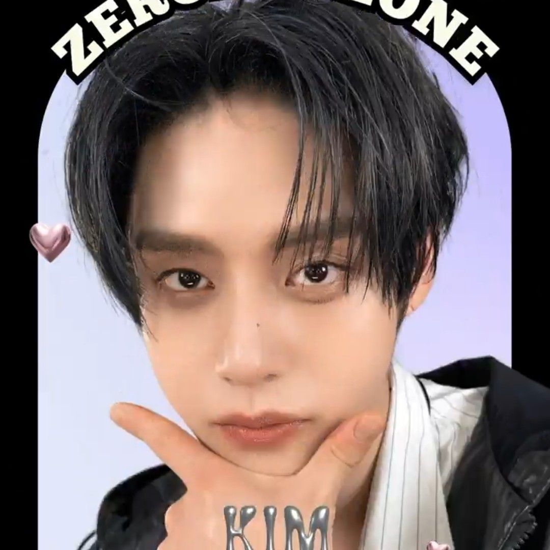 Behind-the-scenes cut of Kim Jiwoong (ZEROBASEONE)