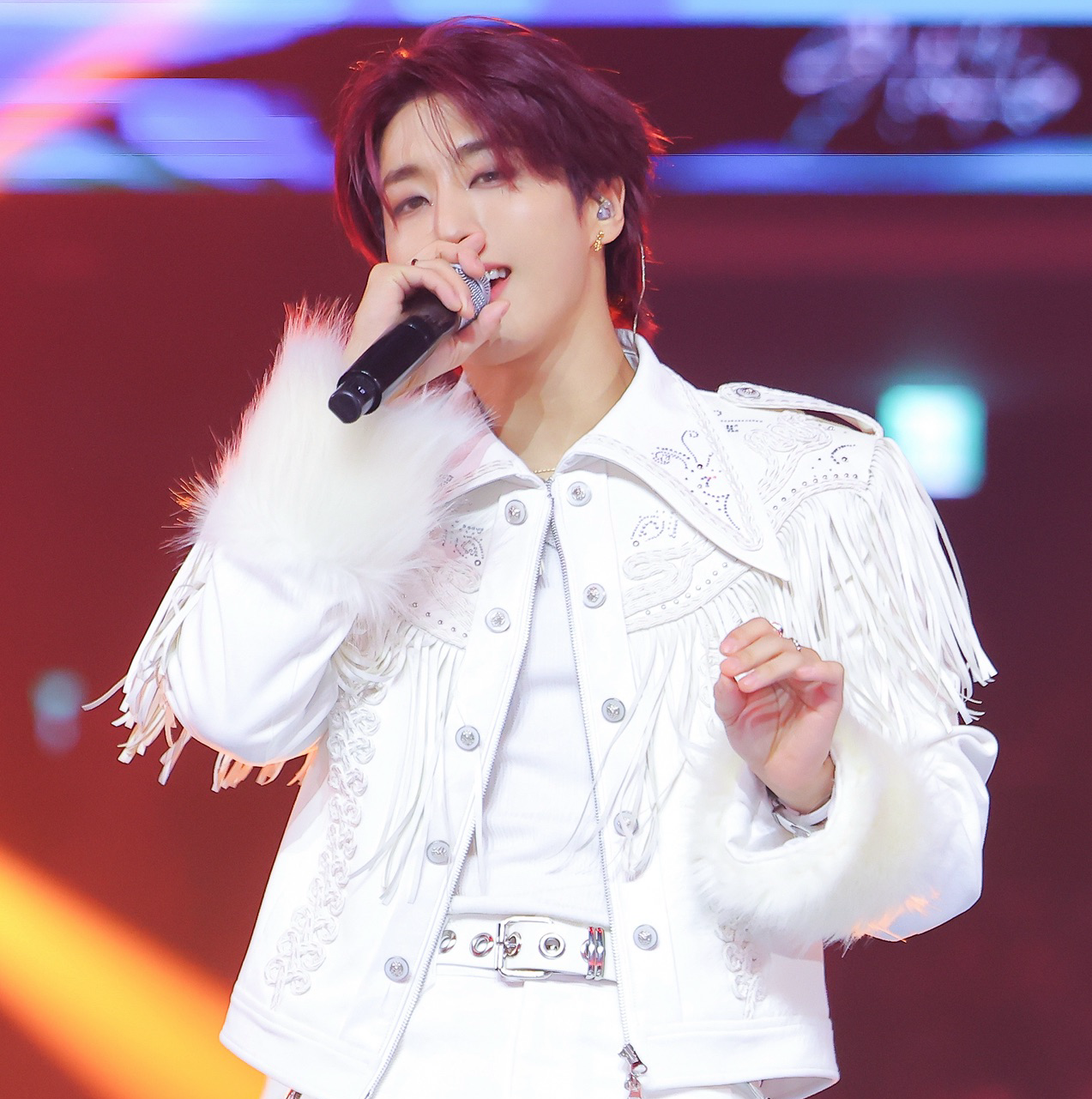 A moment captured by HAN (Stray Kids)'s fan