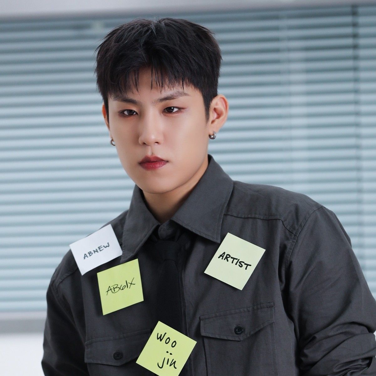 Behind-the-scenes cut of Park Woojin (AB6IX)
