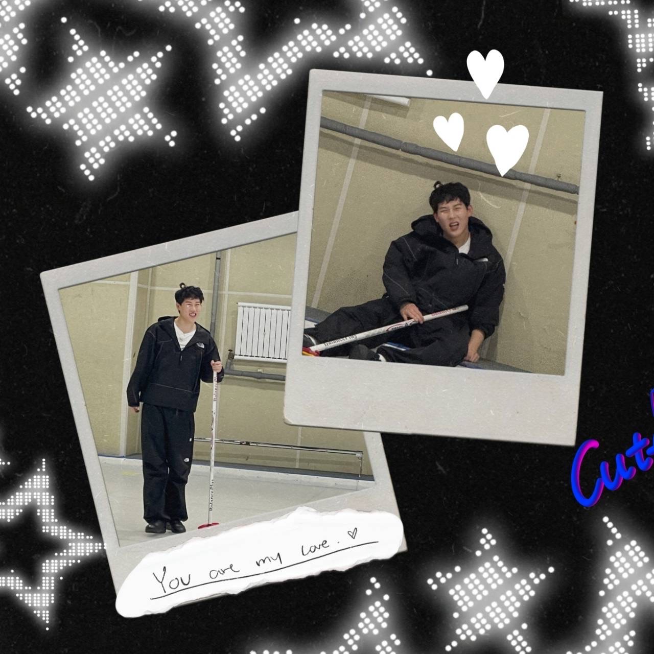 A moment captured by Joohoney (MONSTA X)'s fan