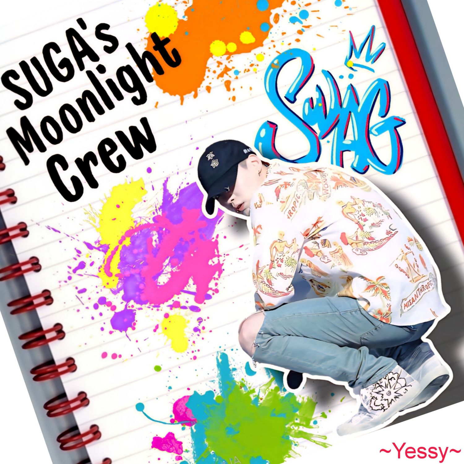 Momen yang diabadikan oleh penggemar SUGA (BTS)