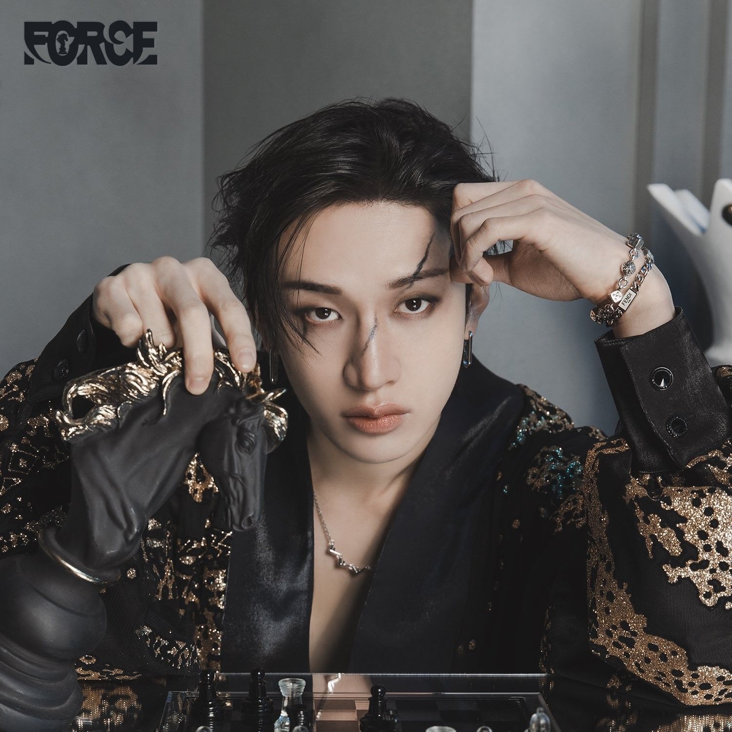 Recent activity shot of Bang Chan (Stray Kids)