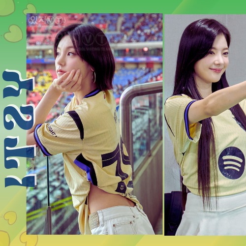 A moment captured by ITZY's fan