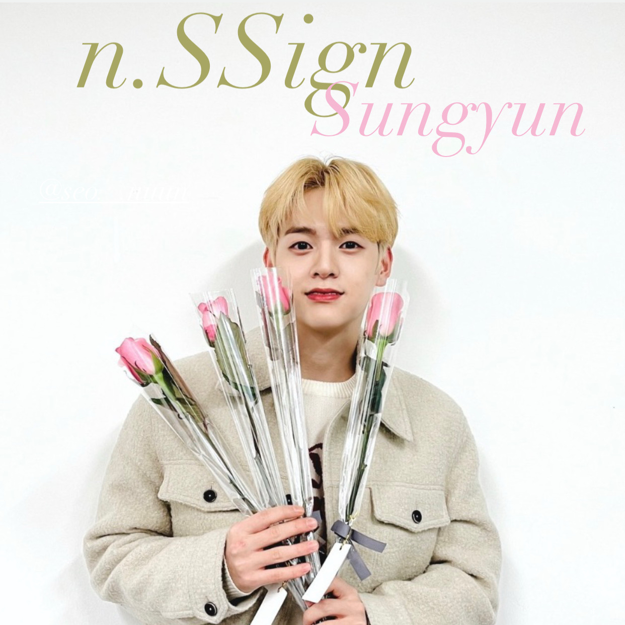 Behind-the-scenes cut of Sungyun (n.SSign)