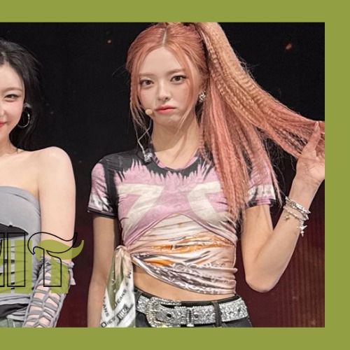 A moment captured by ITZY's fan