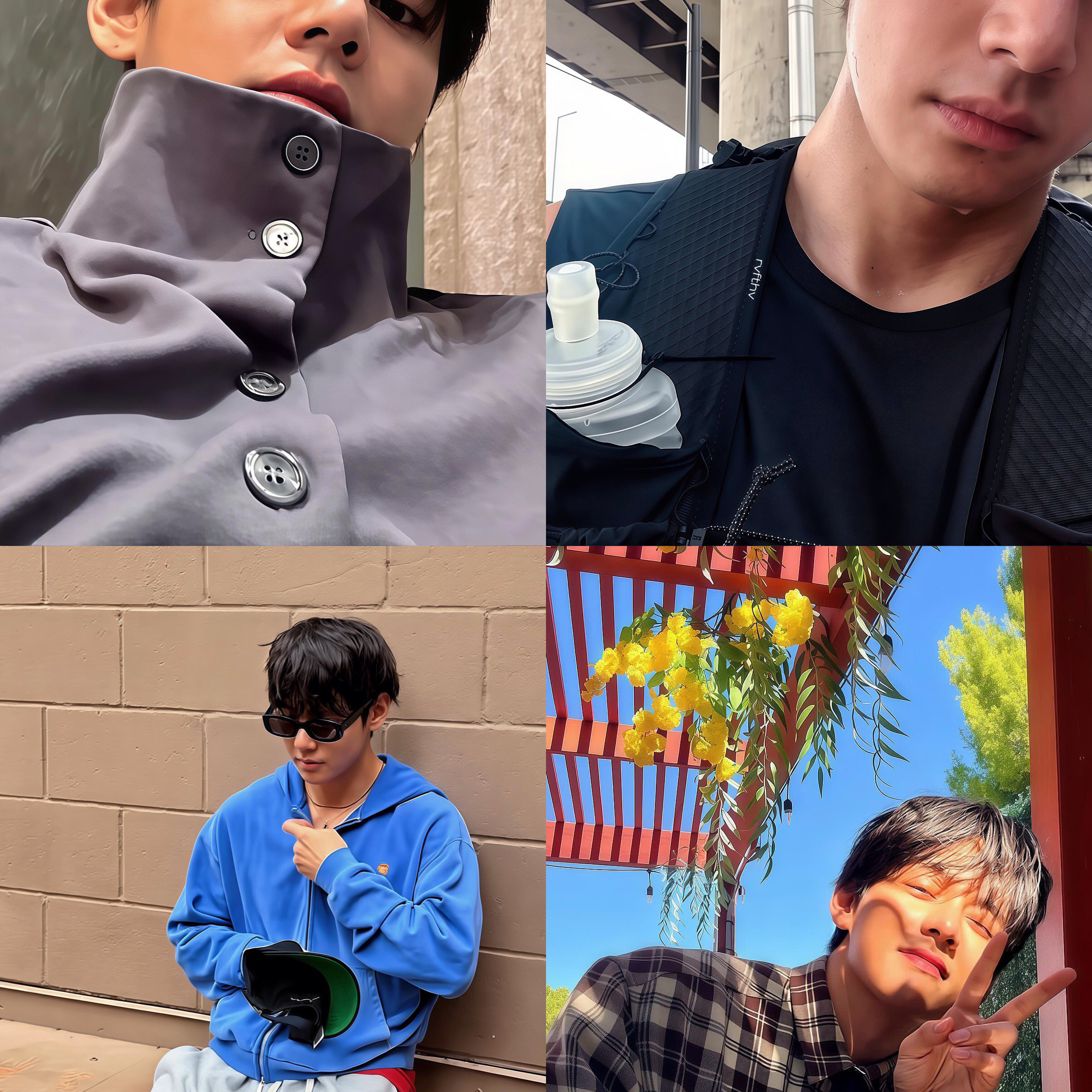 A moment captured by V (BTS)'s fan