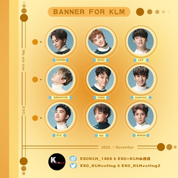 Signature photo of EXO capturing their charm