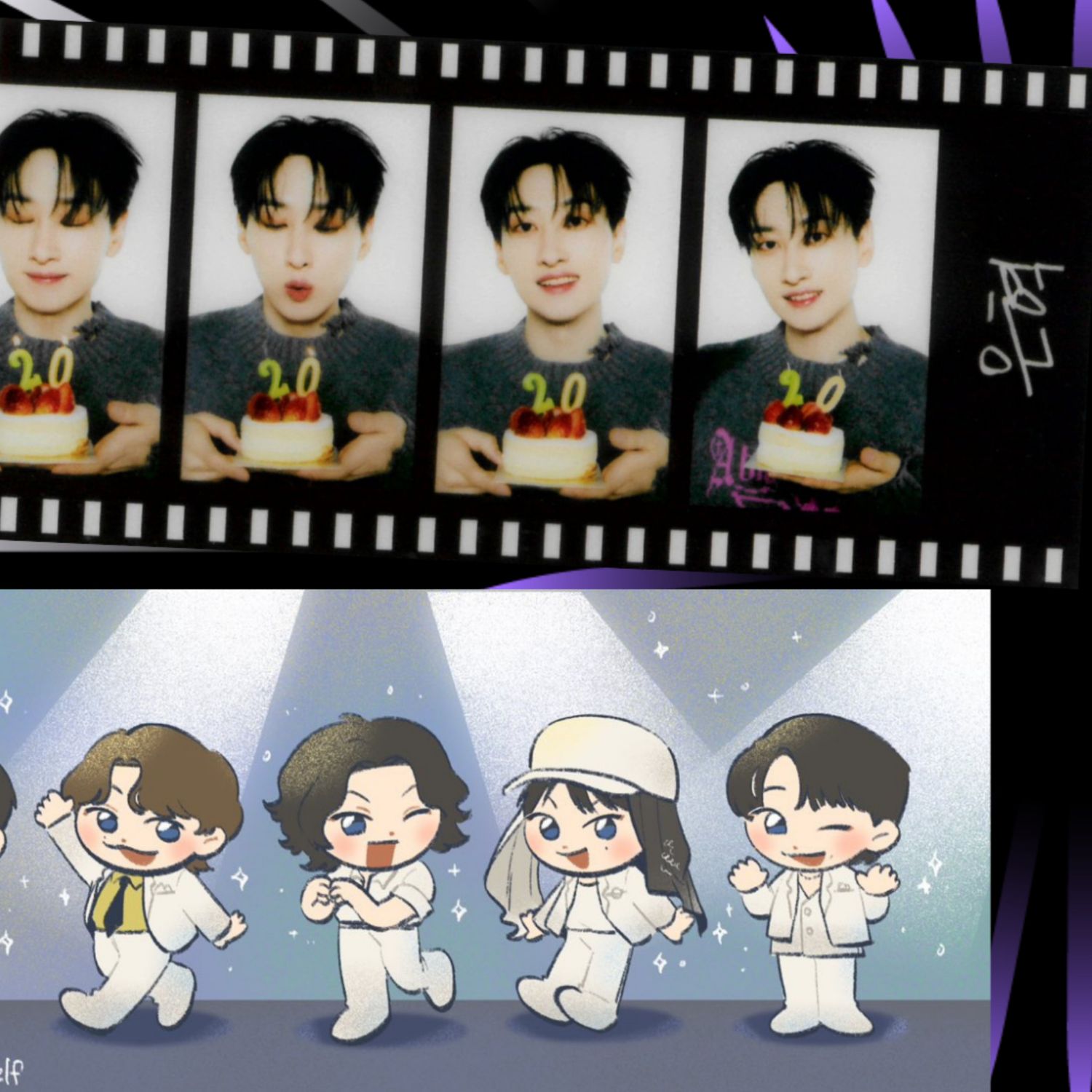 A moment captured by Eunhyuk (Super Junior)'s fan