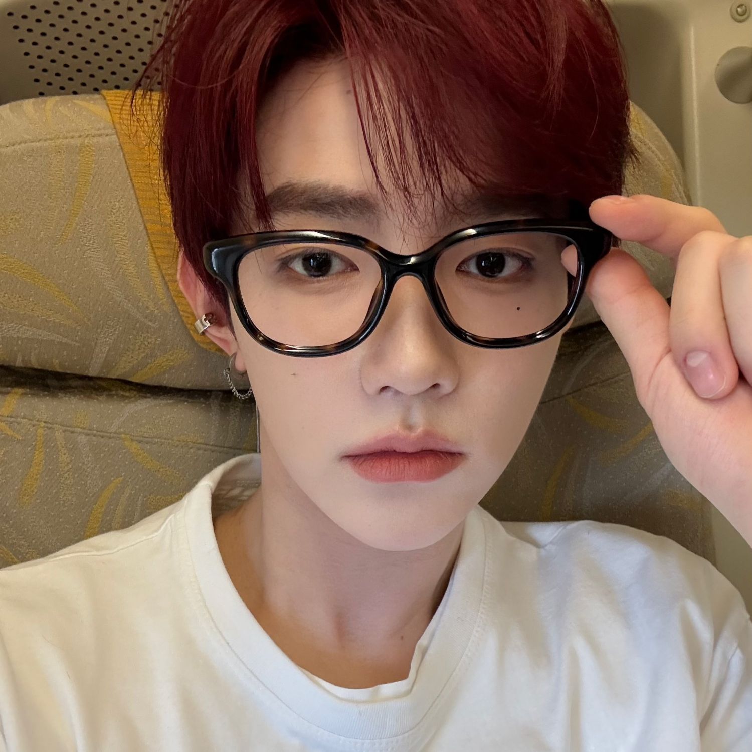 Recent activity shot of Zhang Hao (ZEROBASEONE)