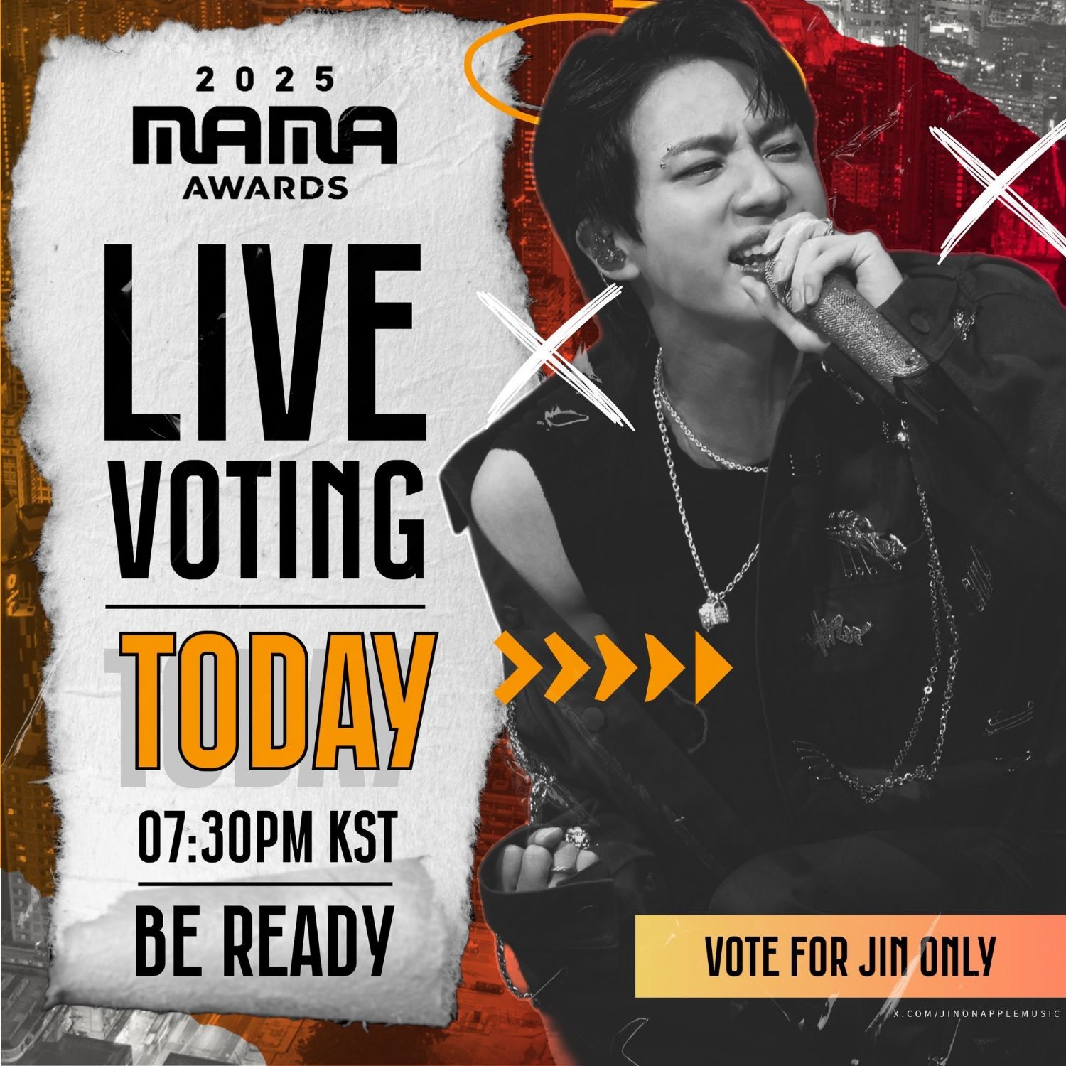 Latest photo of Jin (BTS)