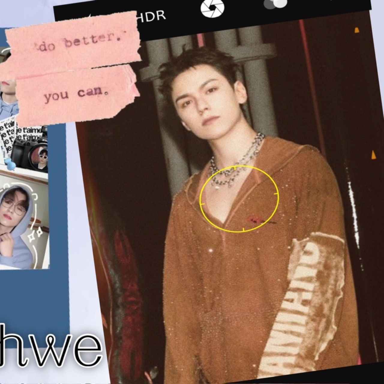 Recent activity shot of Vernon (SEVENTEEN)