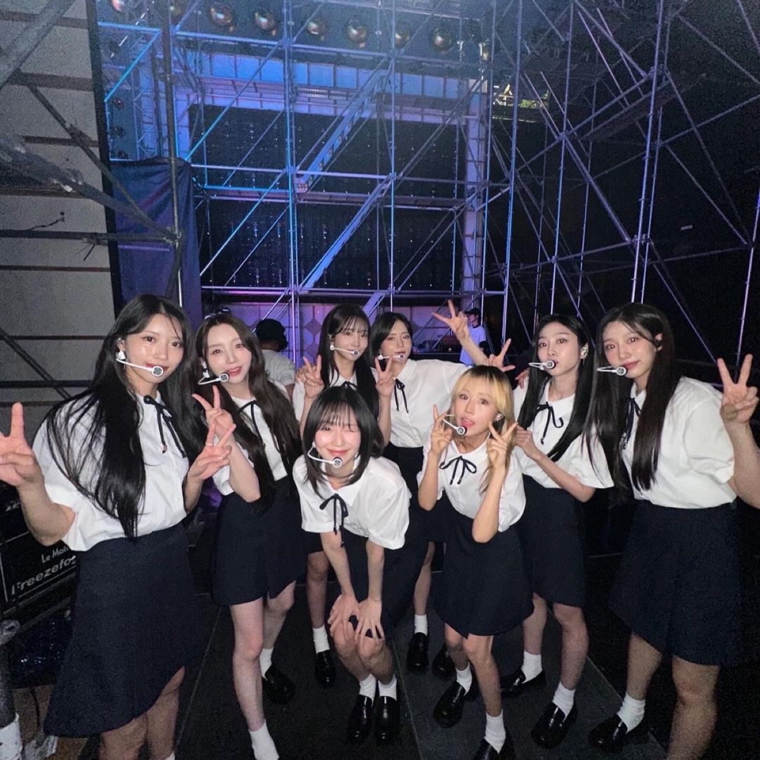 A moment captured by Lovelyz's fan
