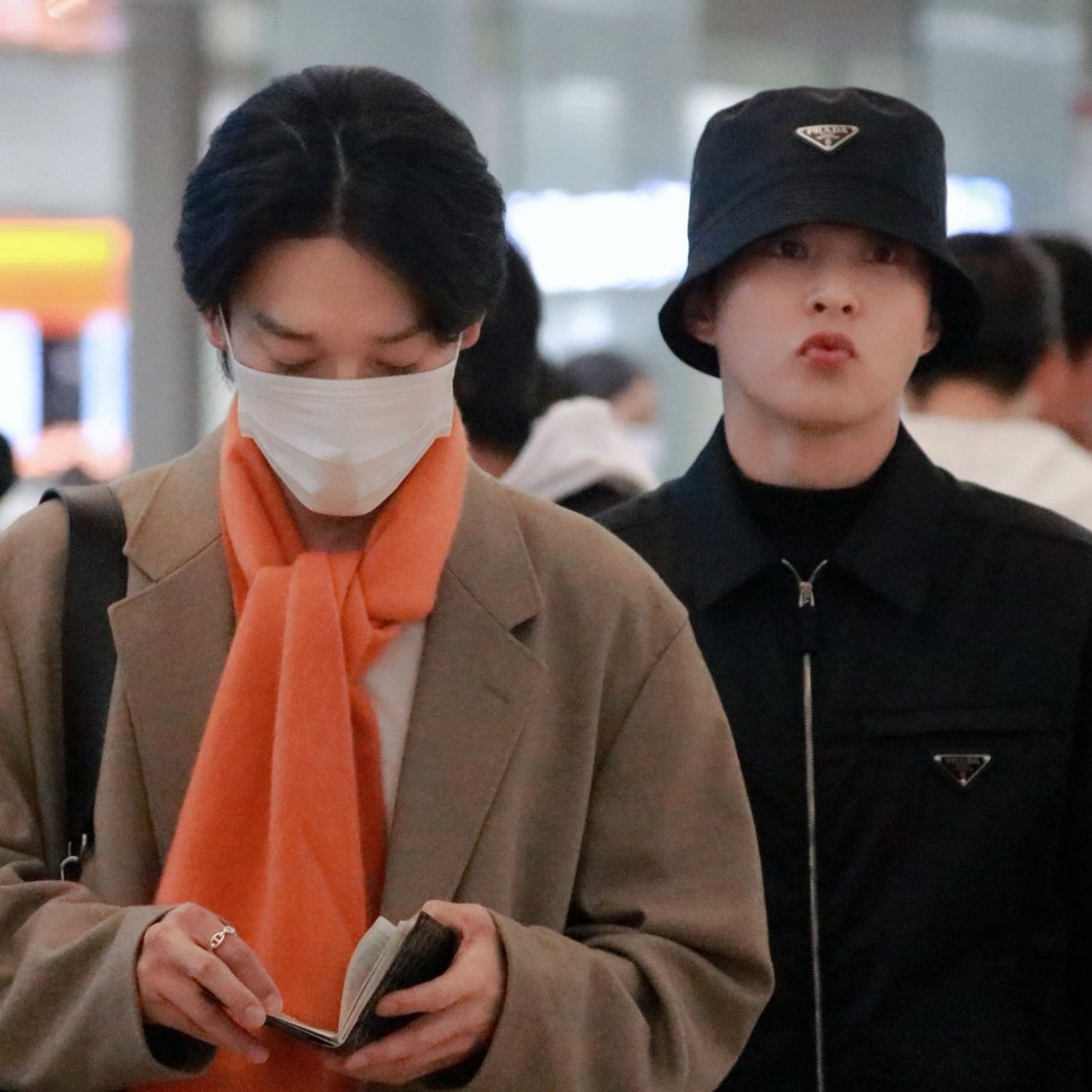 Recent activity shot of Chen (EXO)