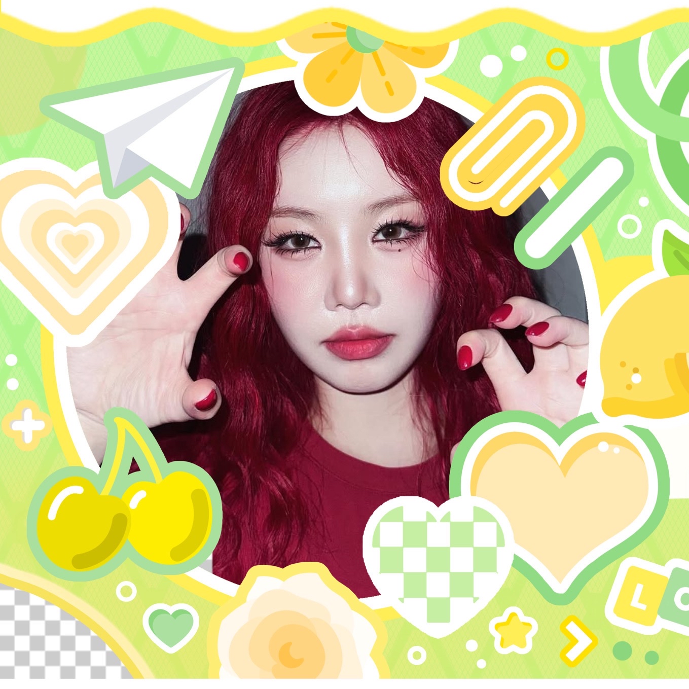 Behind-the-scenes cut of Soojin