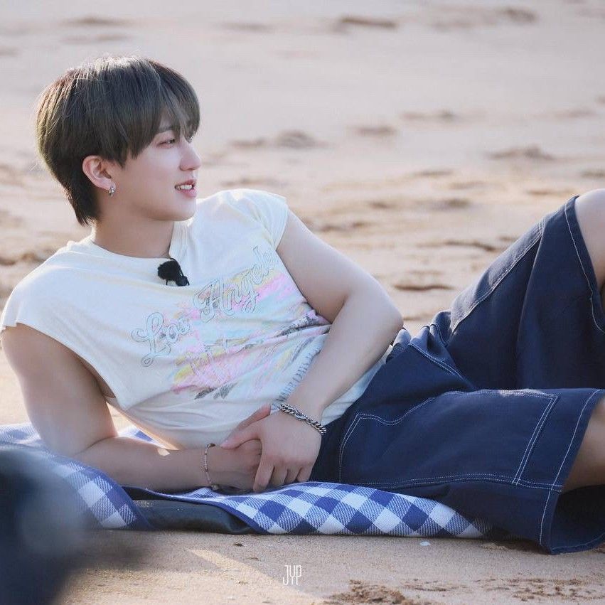 Recent activity shot of Changbin (Stray Kids)