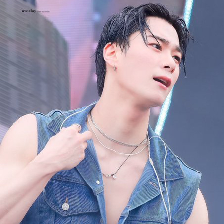 Recent activity shot of Moonbin (ASTRO)