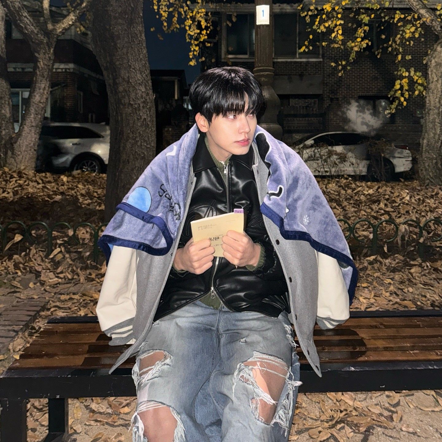 Recent activity shot of HYUK (OMEGA X)