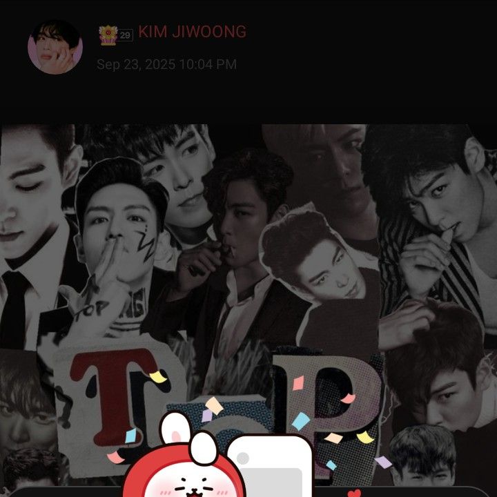 Behind-the-scenes cut of T.O.P