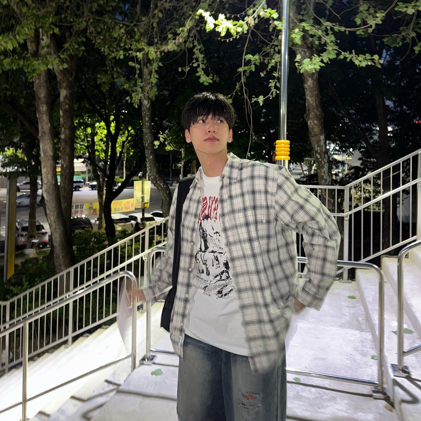 Recent activity shot of HYUK (OMEGA X)