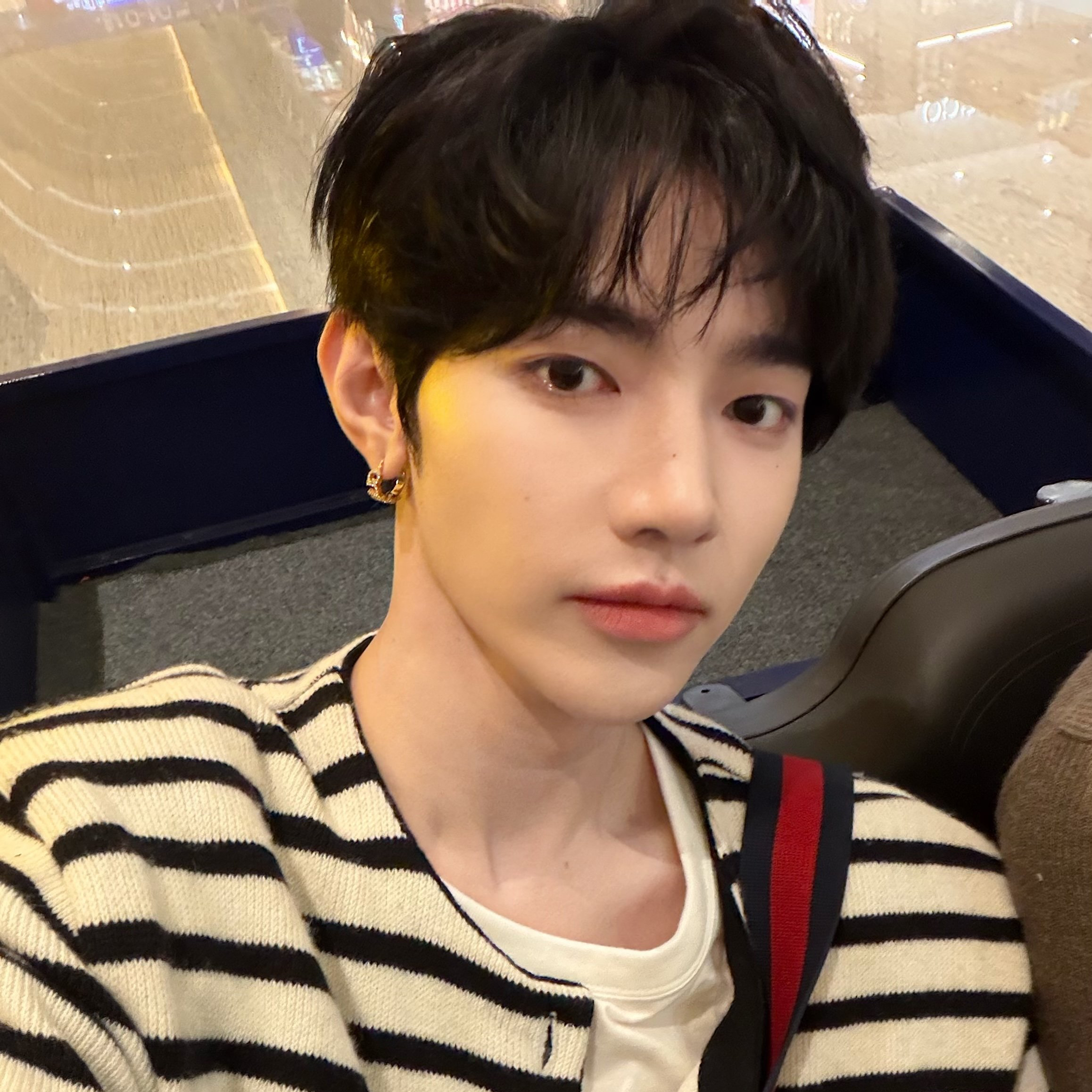 Recent activity shot of Zhang Hao (ZEROBASEONE)