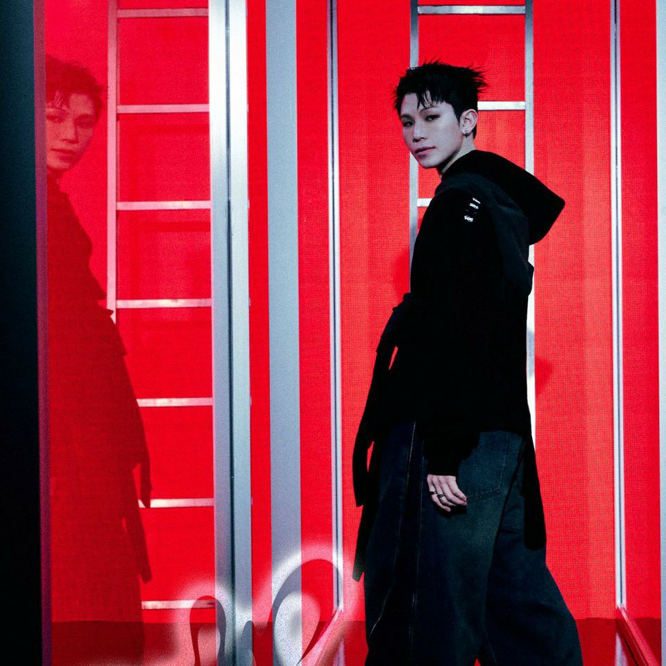 A moment captured by Woozi (SEVENTEEN)'s fan