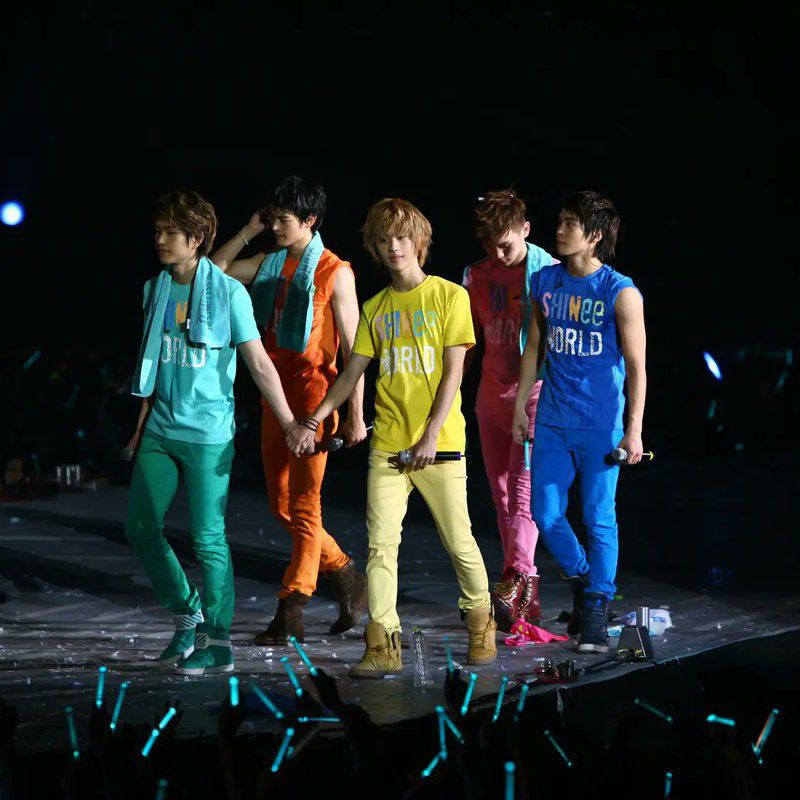 A moment captured by SHINee's fan