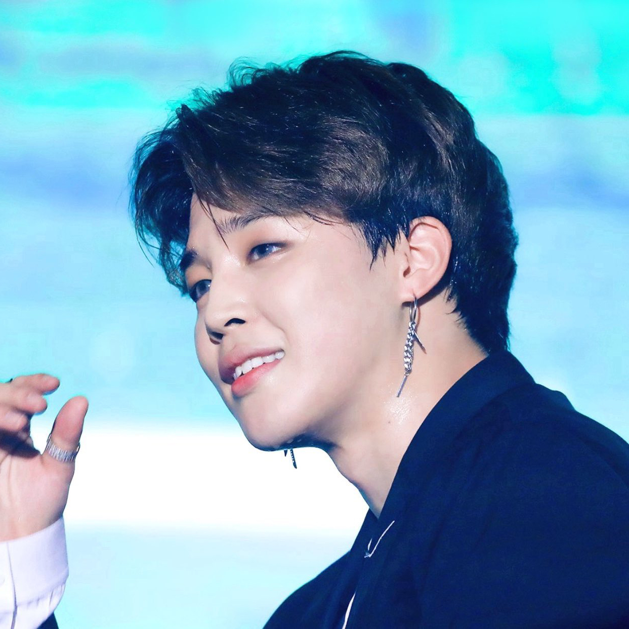 Recent activity shot of Jimin (BTS)