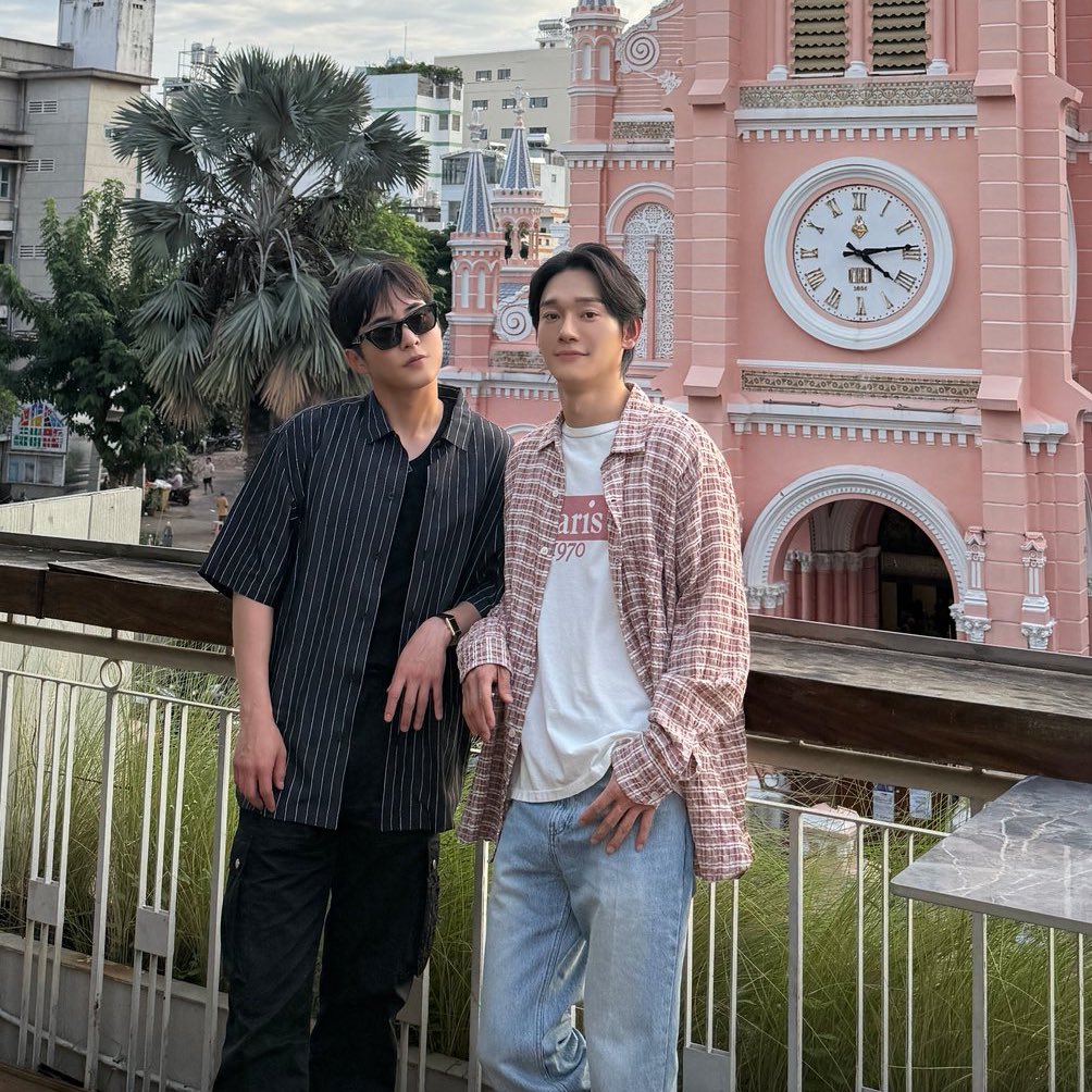 Recent activity shot of Chen (EXO)