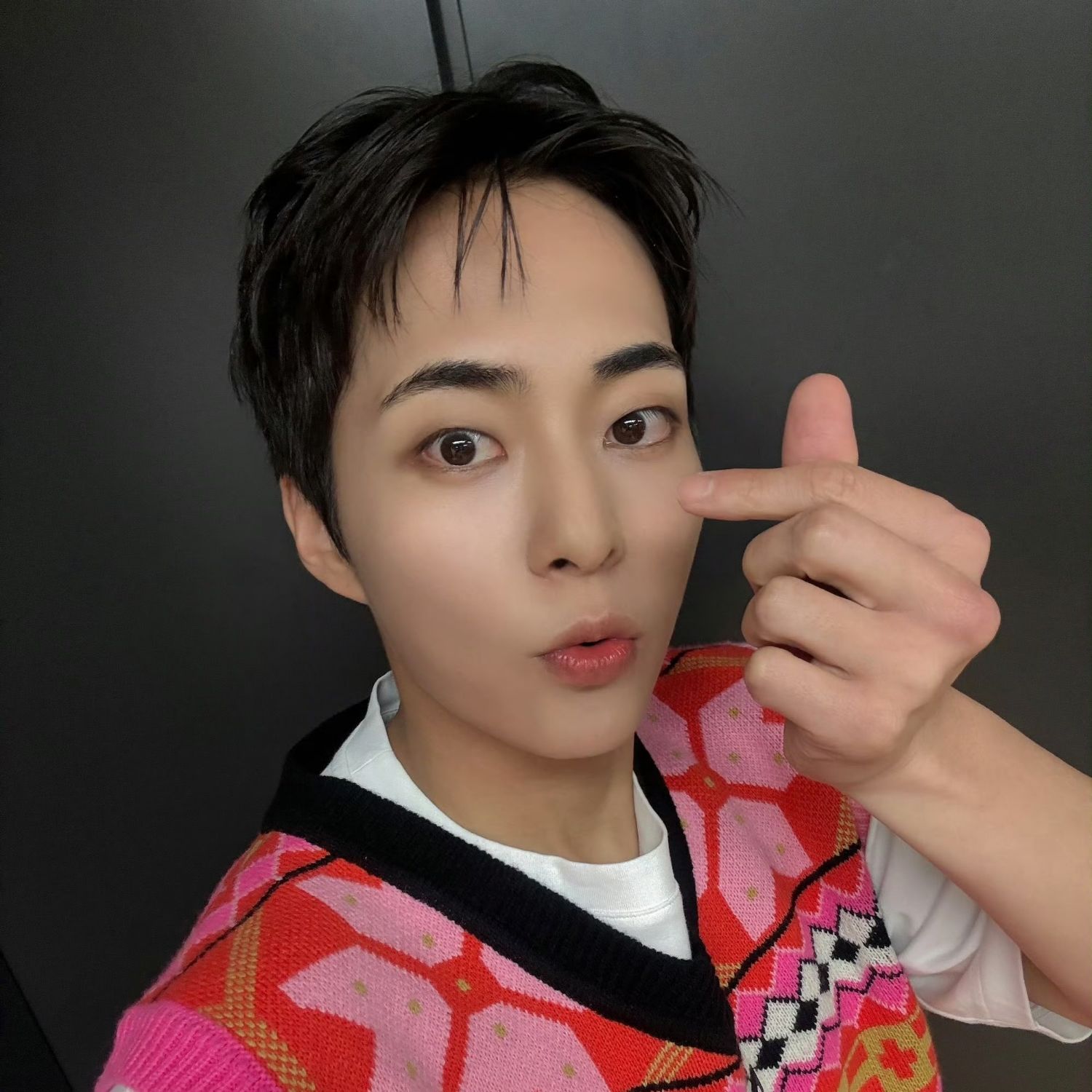 A moment captured by Xiumin (EXO)'s fan