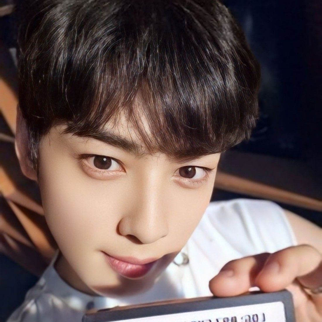 Recent activity shot of Eunwoo (ASTRO)