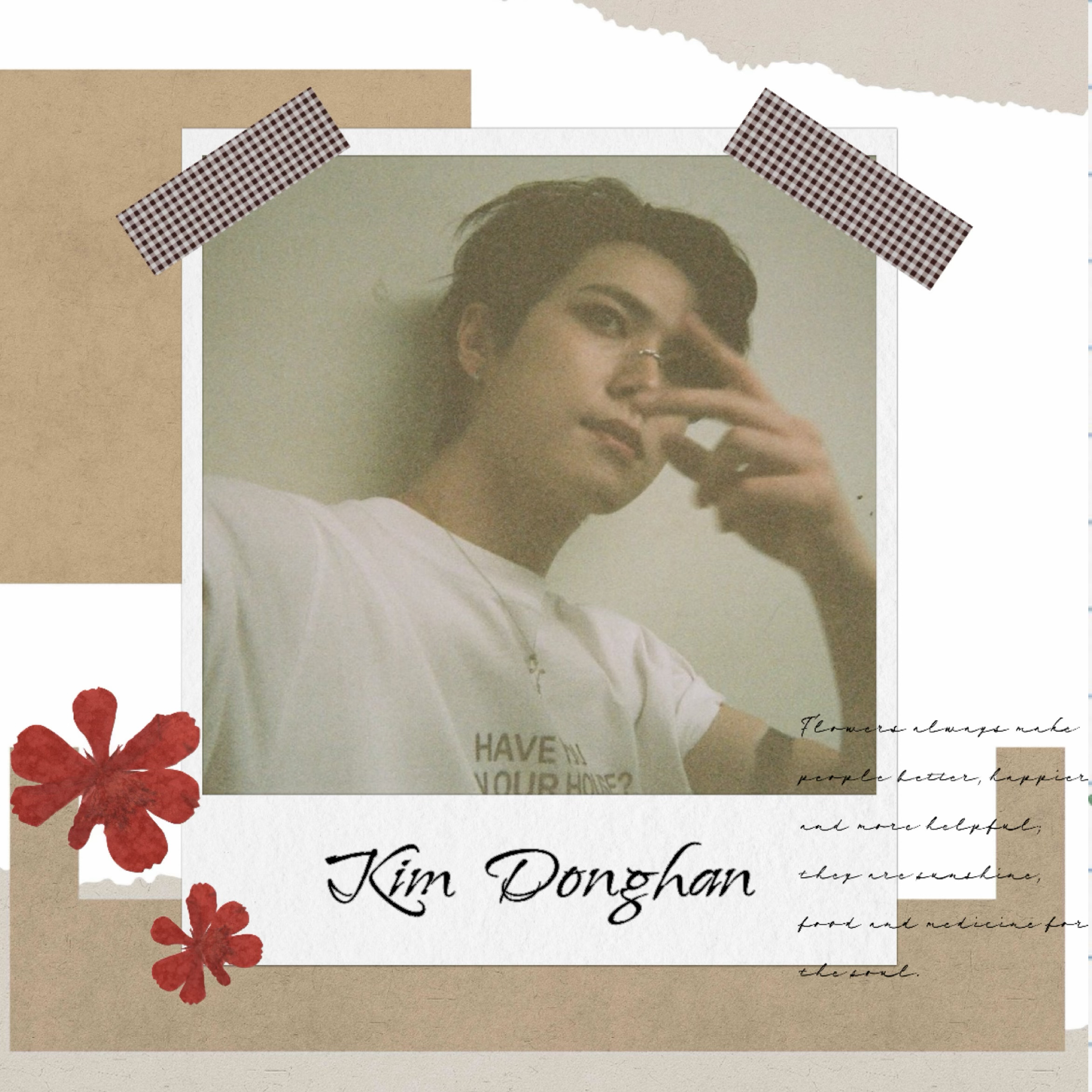 Recent activity shot of Kim Donghan (WEi)