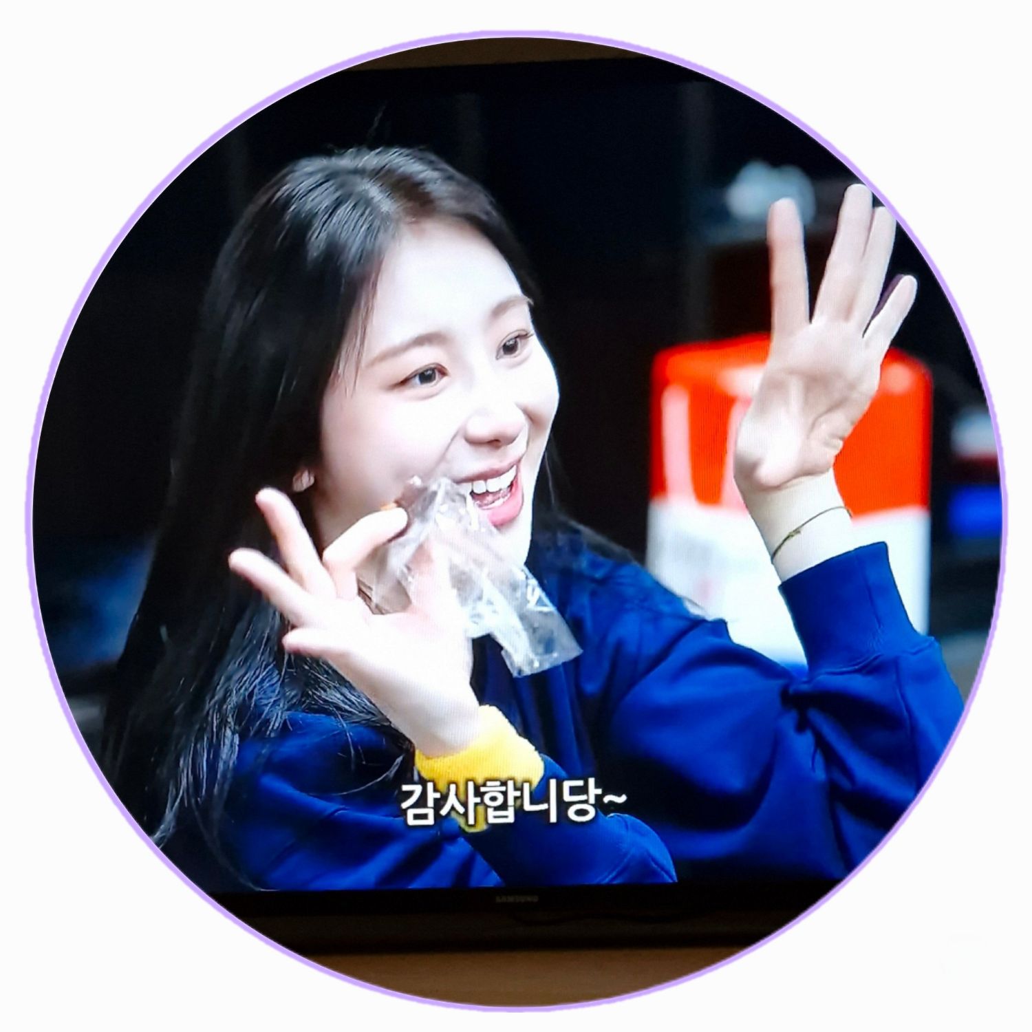 李彩燕粉絲拍下的瞬間