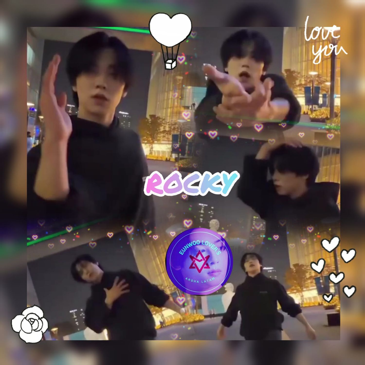 A moment captured by ASTRO's fan