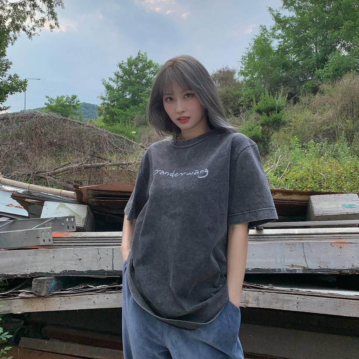 Recent activity shot of Momo (TWICE)