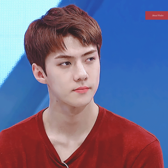 Behind-the-scenes cut of Sehun (EXO)