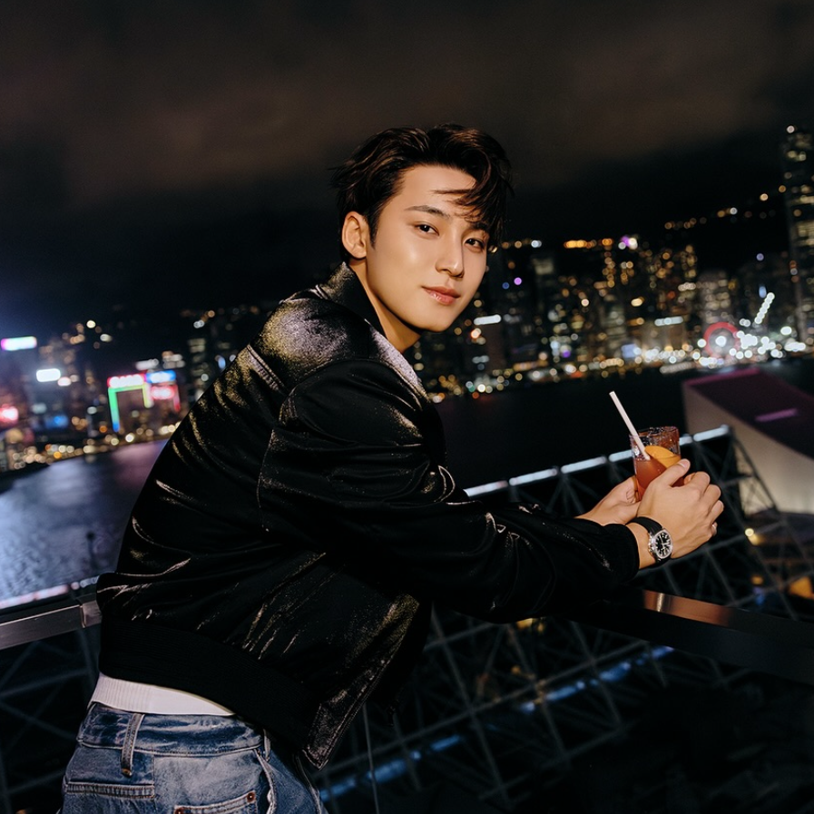 Recent activity shot of Mingyu (SEVENTEEN)