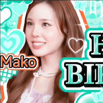 A moment captured by Mako (NiziU)'s fan